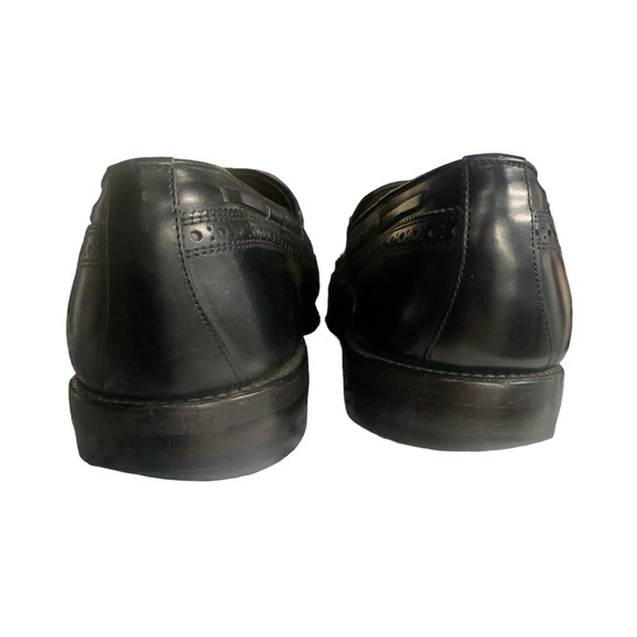 Allen Edmonds Men's Manchester 8507 Black Leather Wingtip Tassel Loafer Size 11B - Picture 6 of 11